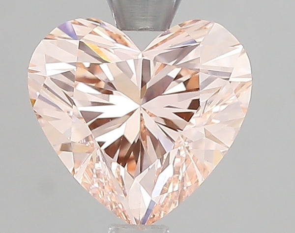 1.86ct Fancy Intense Pink Heart Lab Diamond, VS1, IGI Certified