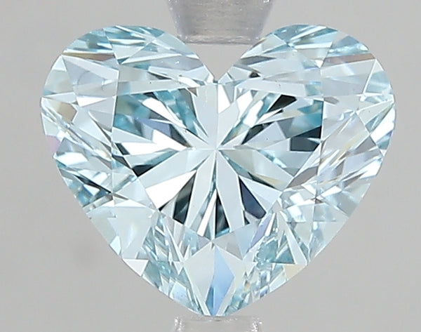 2.01ct Fancy Vivid Blue Heart Lab Diamond, VS1, IGI Certified