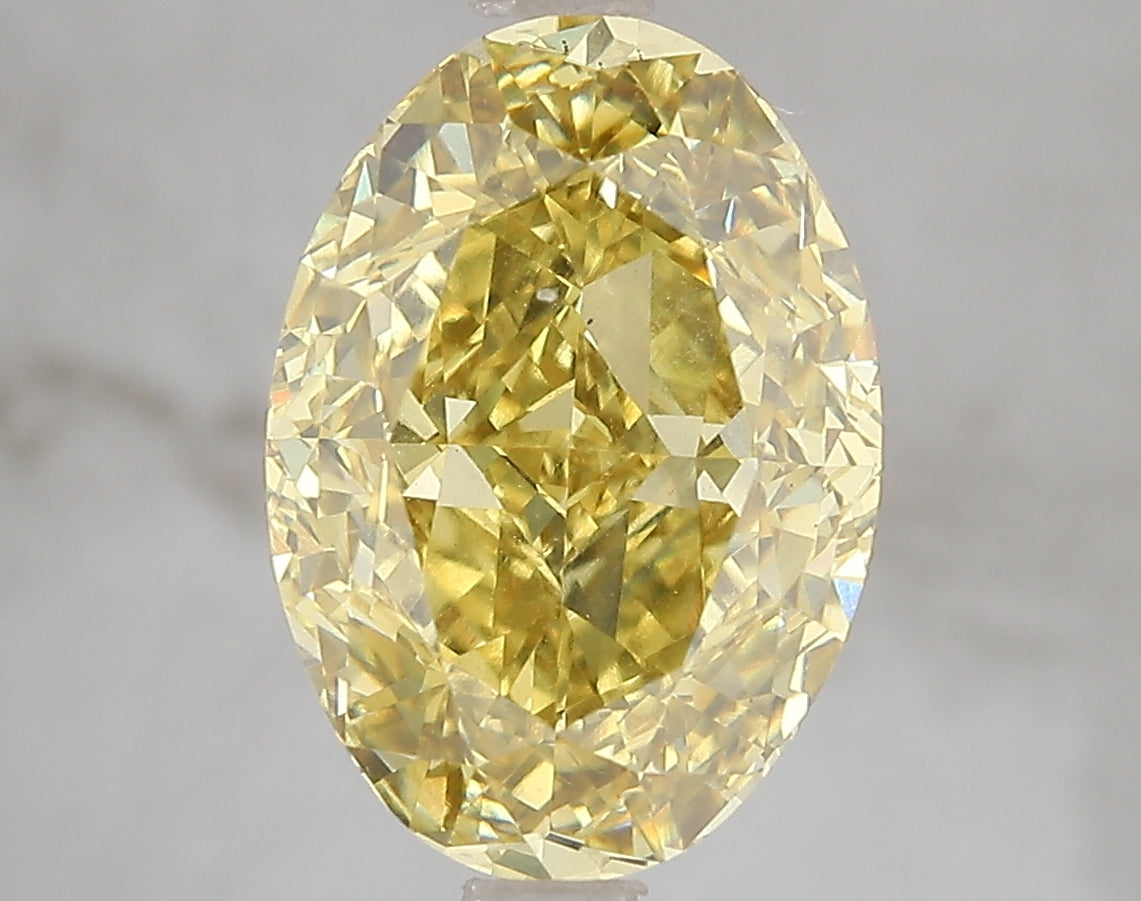 5.01ct Lab Diamond MU7-84 — FANCY VIVID YELLOW/VS2 | IGI Certified