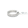 Full Eternity Band — Emerald Cut, 14K White Gold