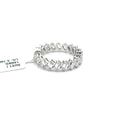 Full Eternity Band — Emerald Cut, 14K White Gold