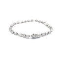 The Delphine mixed-cut diamond bracelet in 18K white gold