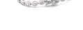 The Amelie bezel-set pear diamond tennis bracelet in 14K white gold