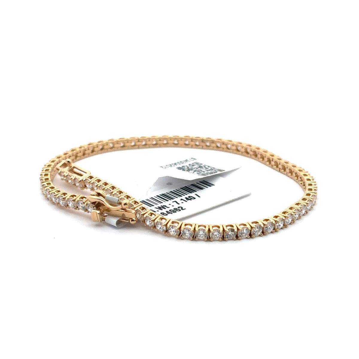 The Margot Round Diamond Tennis Bracelet