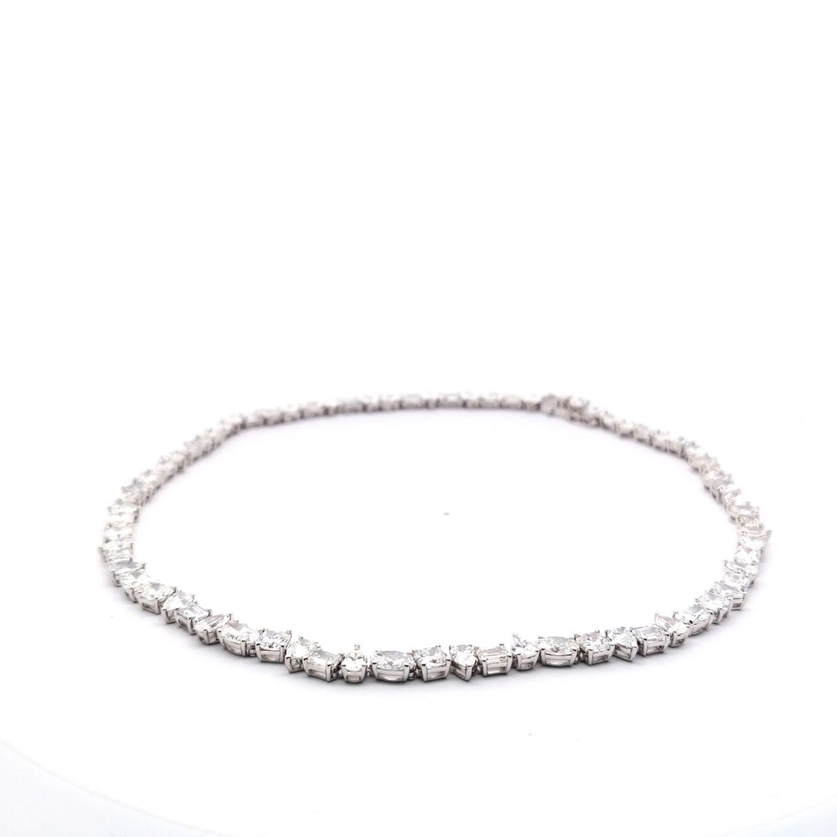 The Séraphine Fancy-Cut Diamond Rivière Necklace