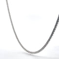 The Geneviève Round Diamond Tennis Necklace