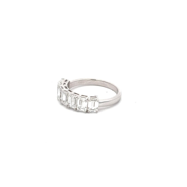 The Manhattan Emerald-Cut Diamond Band