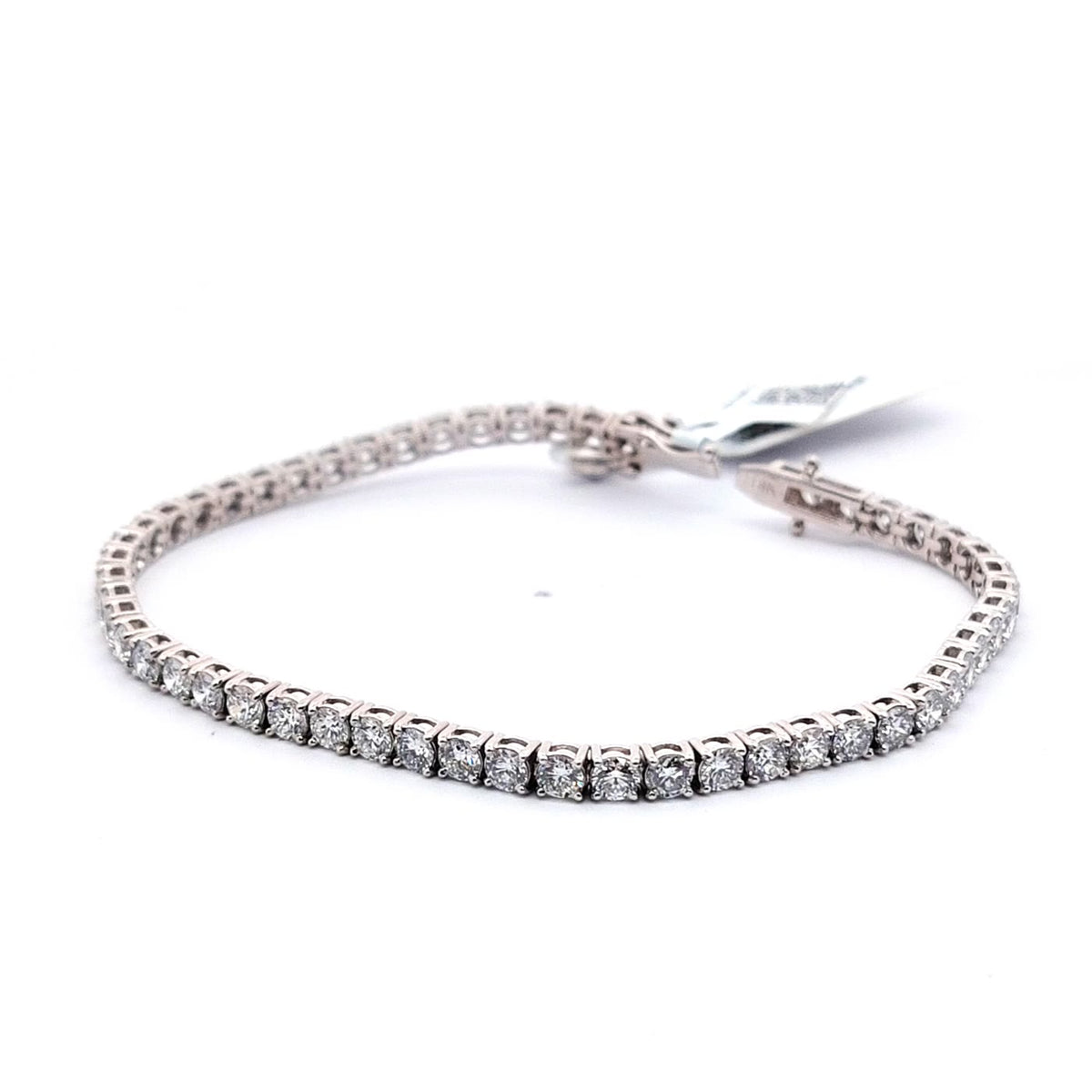 The Odette Round Diamond Tennis Bracelet