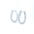 The Orbit Inside-Out Diamond Hoops