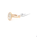 The Anouk Oval Bezel Solitaire Ring