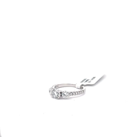The Aurelia Three-Stone Round Lab-Grown Diamond Engagement Ring