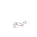 The Anaïs Pear Solitaire with Pink Accents