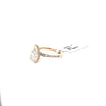 The Liliane Pear Hidden-Halo Solitaire Ring