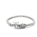 The Geneviève Round Diamond Tennis Bracelet