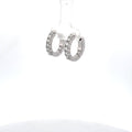 The Manon Diamond Huggie Hoops