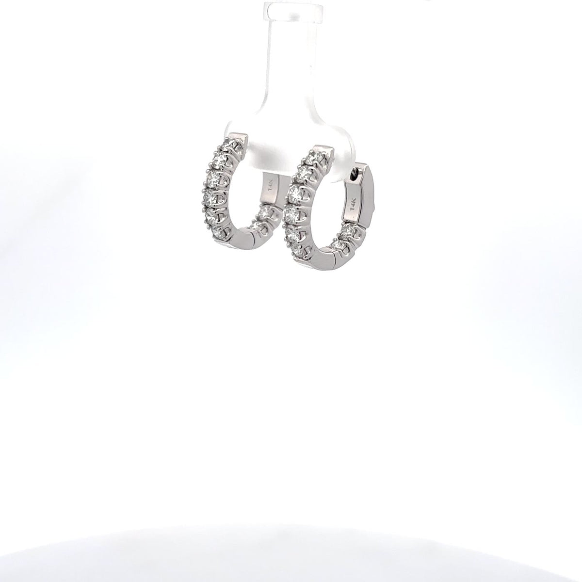The Manon Diamond Huggie Hoops