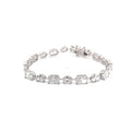 The Colette Oval & Radiant Diamond Tennis Bracelet