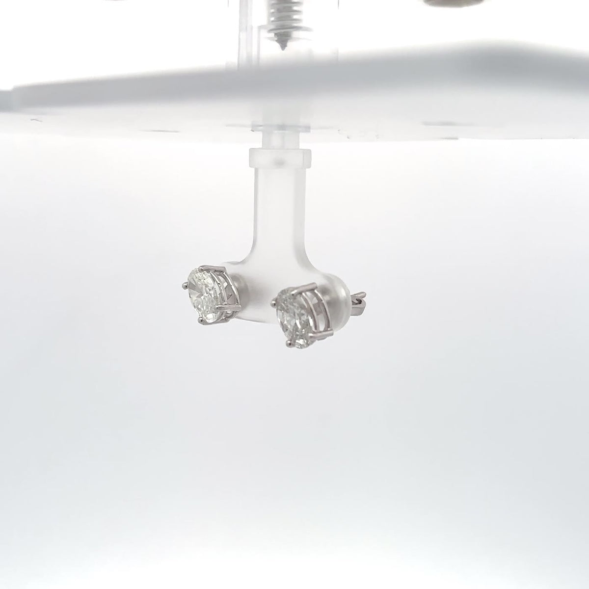 The Camille Oval Diamond Studs