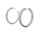 The Solène Emerald-Cut Diamond Hoops