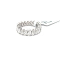 The Cascade Pear Diamond Eternity Band