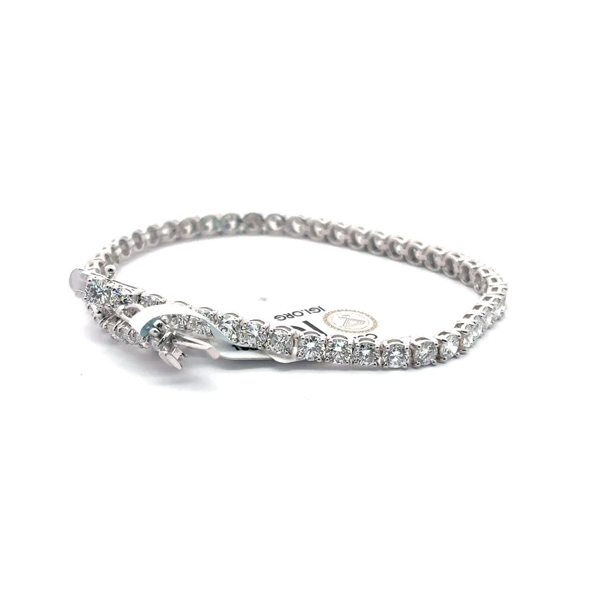 The Camille Round Diamond Tennis Bracelet