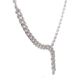The Comète Pear Diamond Necklace
