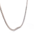 The Lumière Graduated Oval Diamond Necklace