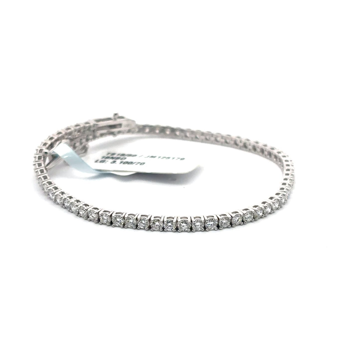 The Claire Round Diamond Tennis Bracelet
