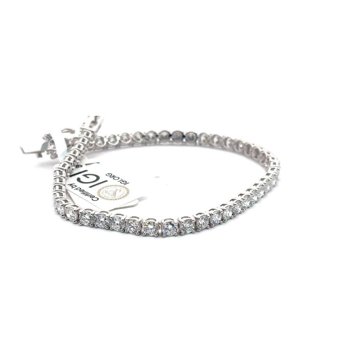 The Camille Round Diamond Tennis Bracelet