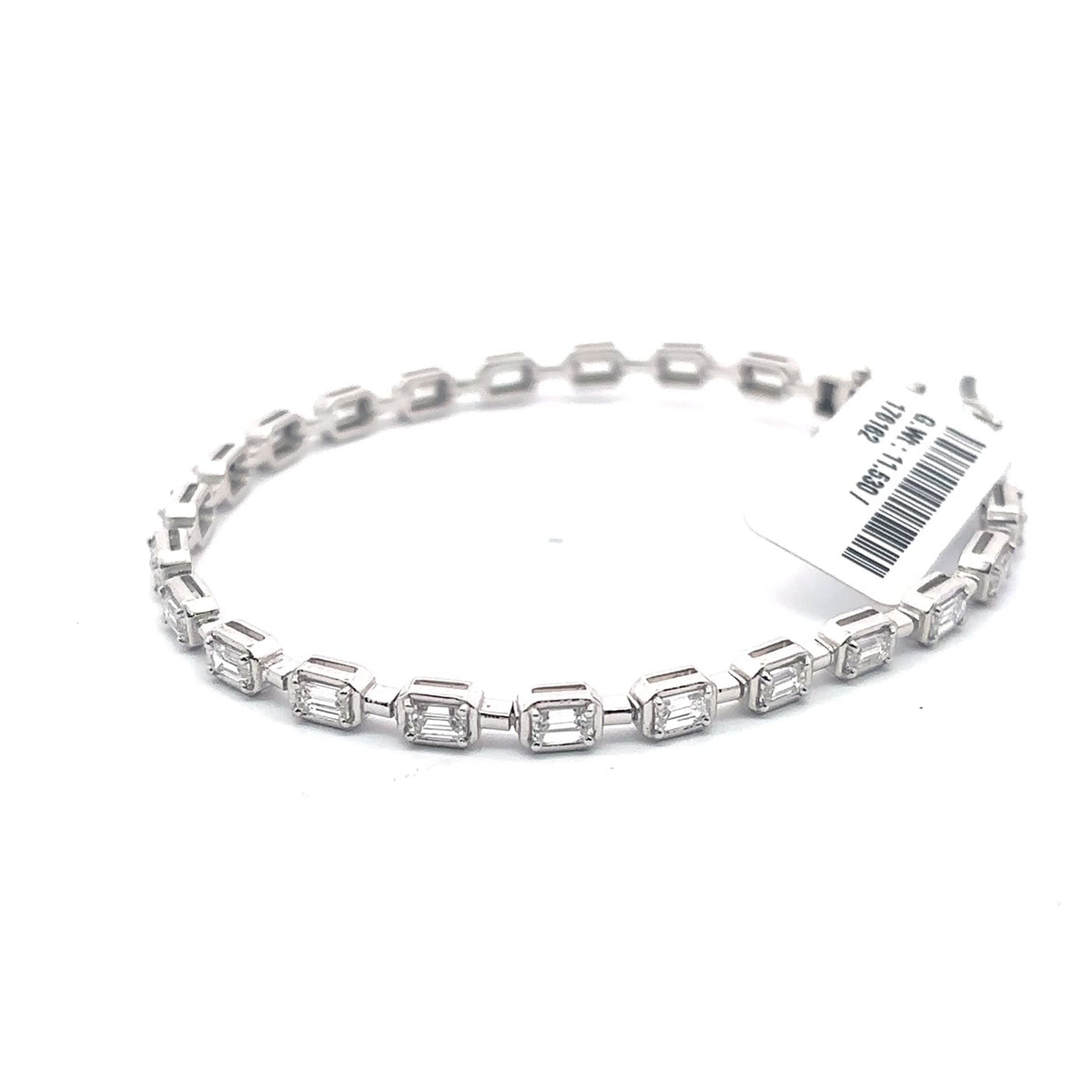 The Vivienne East-West Emerald-Cut Diamond Tennis Bracelet