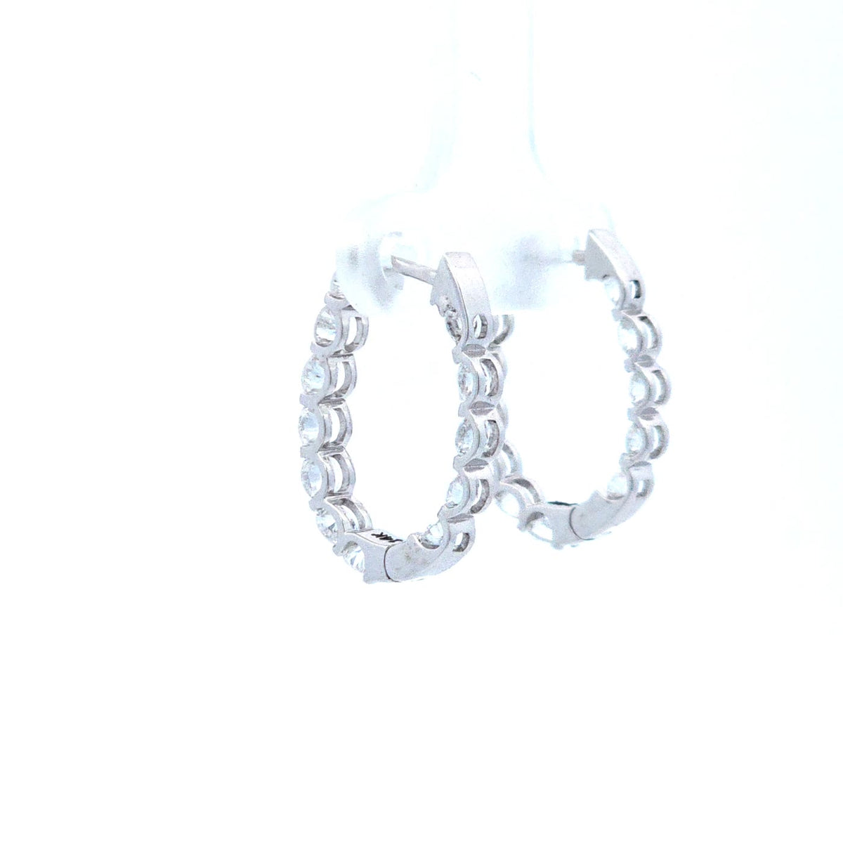 The Orbit Inside-Out Diamond Hoops