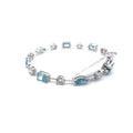 The Capri Fancy Blue & White Diamond Tennis Bracelet
