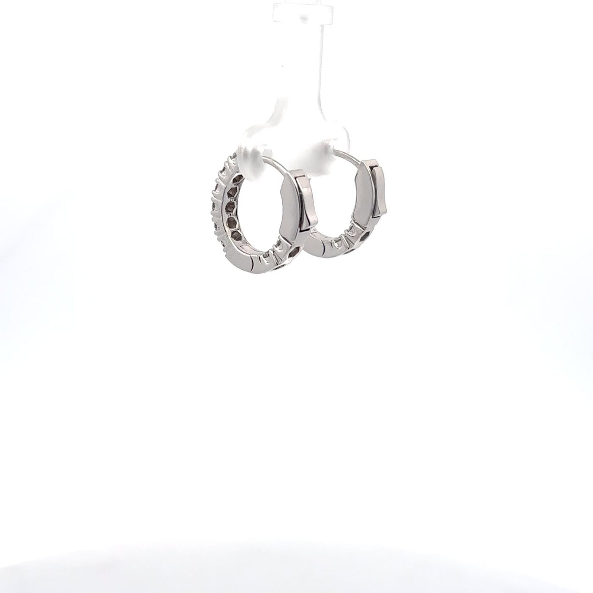 The Manon Diamond Huggie Hoops
