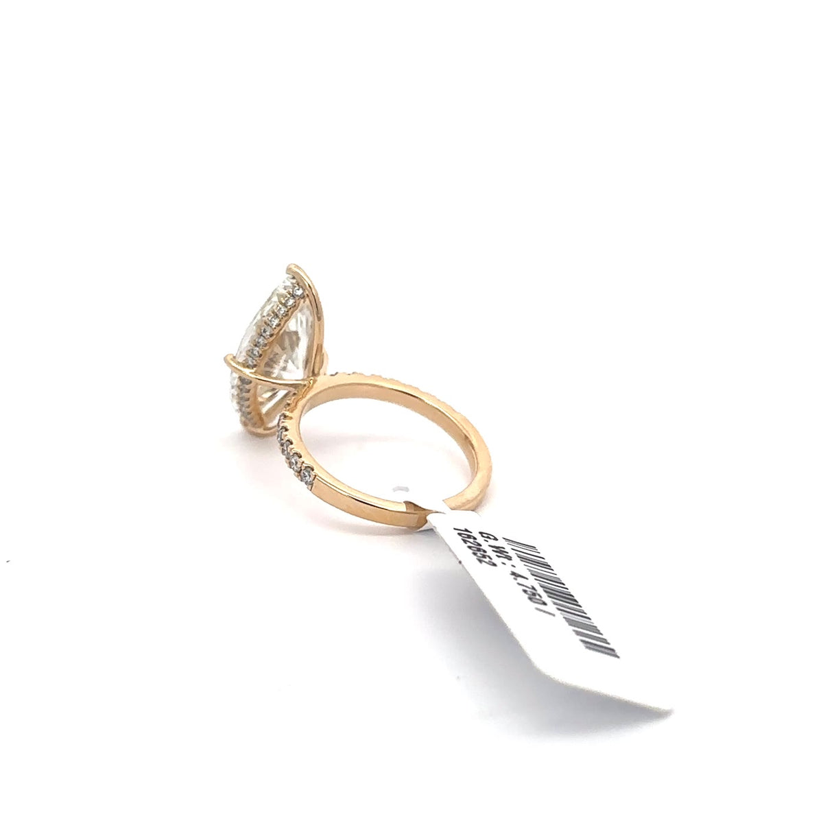 The Sabine Marquise Hidden-Halo Solitaire Ring
