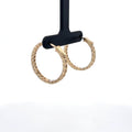 The Brigitte Inside-Out Diamond Hoops