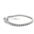 The Geneviève Round Diamond Tennis Bracelet