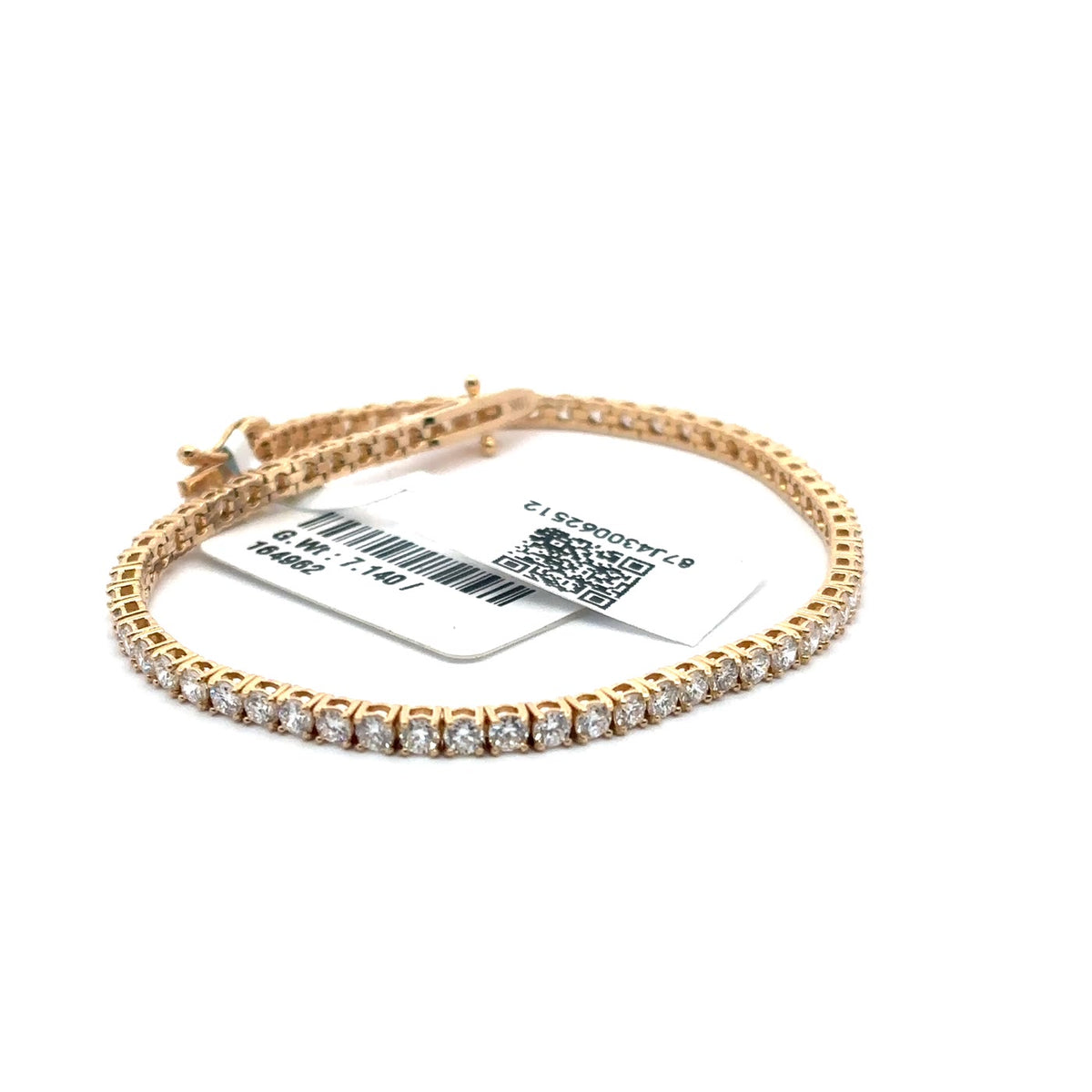 The Margot Round Diamond Tennis Bracelet