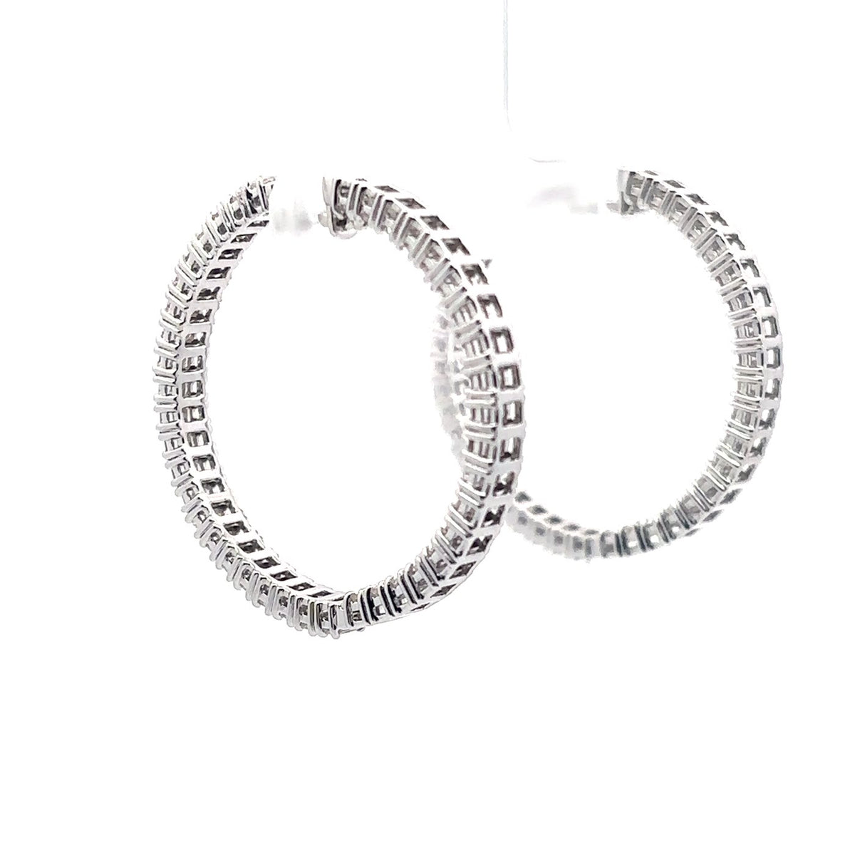 The Solène Emerald-Cut Diamond Hoops