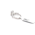 The Aurélie Oval Diamond Ring with Graduated Sides