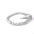 The Plume Pear Diamond Tennis Bracelet