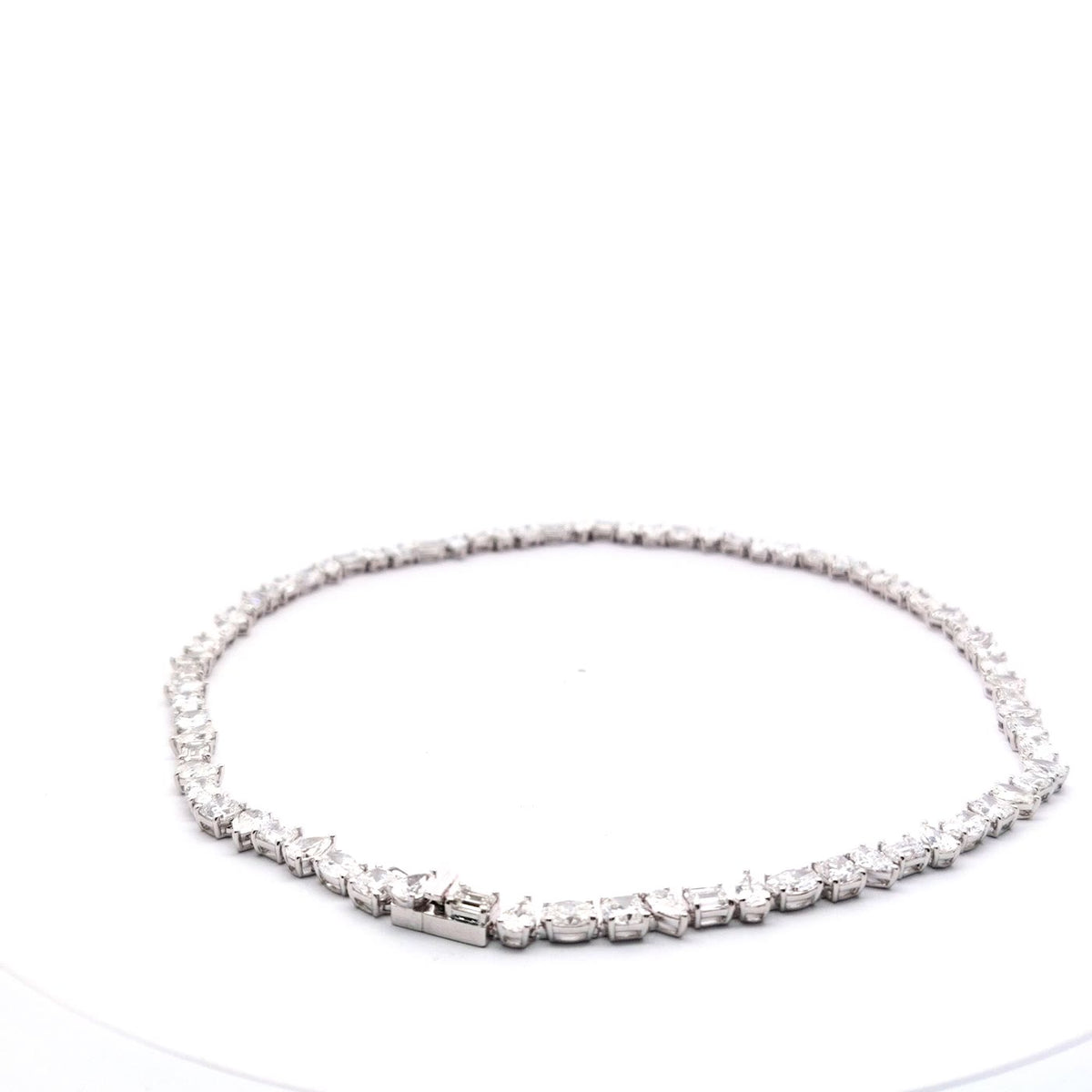 The Séraphine Fancy-Cut Diamond Rivière Necklace