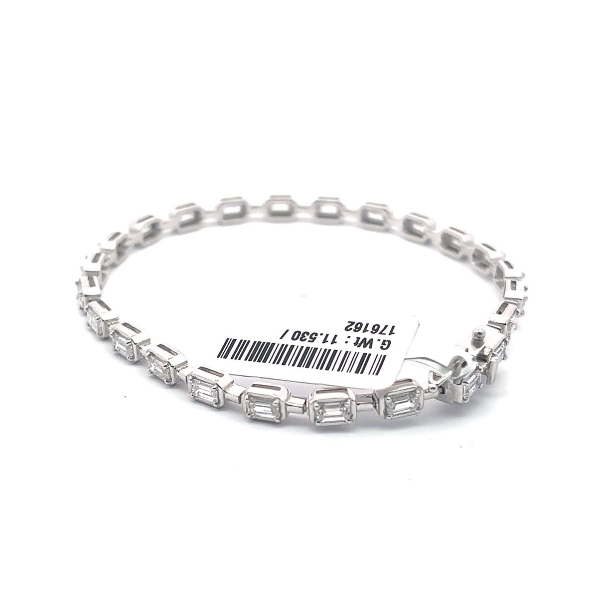 The Vivienne East-West Emerald-Cut Diamond Tennis Bracelet