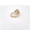 The Delphine Pear Three-Stone Ring