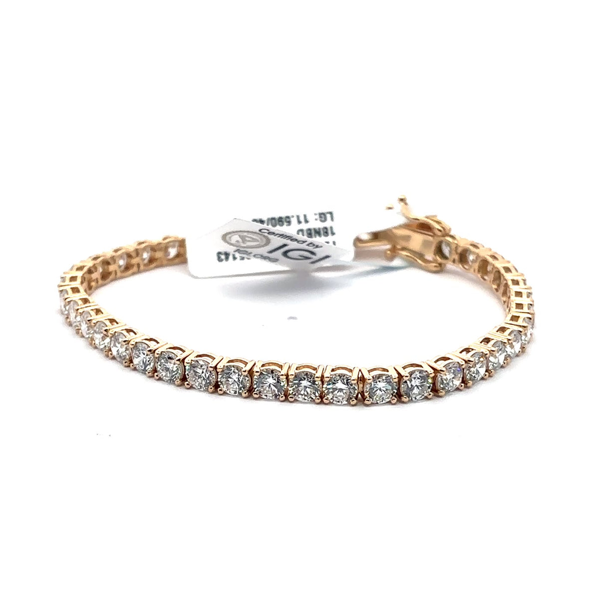 The Joséphine Round Diamond Tennis Bracelet