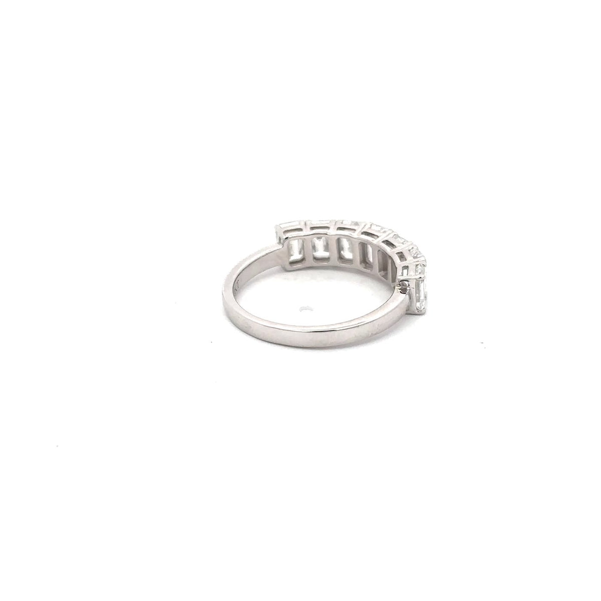 The Manhattan Emerald-Cut Diamond Band