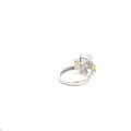 The Ophélie Radiant Ring with Fancy Yellow Sides