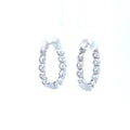 The Orbit Inside-Out Diamond Hoops