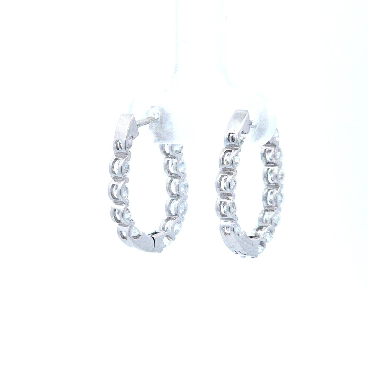 The Orbit Inside-Out Diamond Hoops
