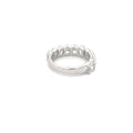 The Rivière Oval Diamond Half-Eternity Band
