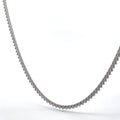 The Geneviève Round Diamond Tennis Necklace